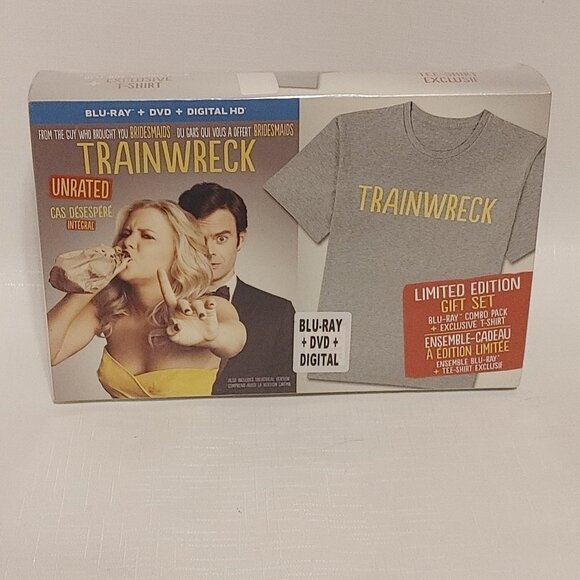 Limited Edition Trainwreck Blu-Ray DVD and Tee-shirt combo pack SEALED - Picture 1 of 4